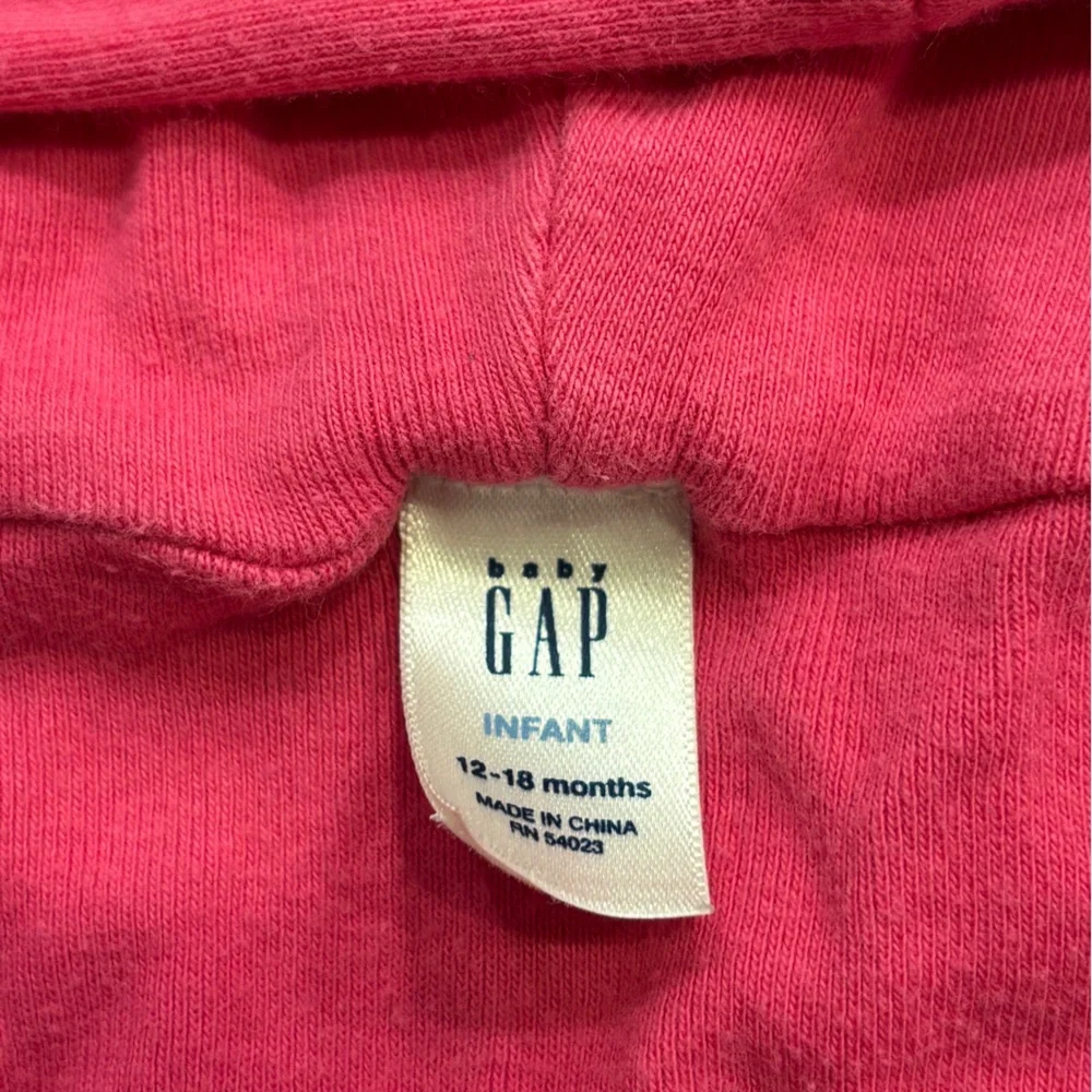 GAP: Pink and White Striped Toddler Jacket